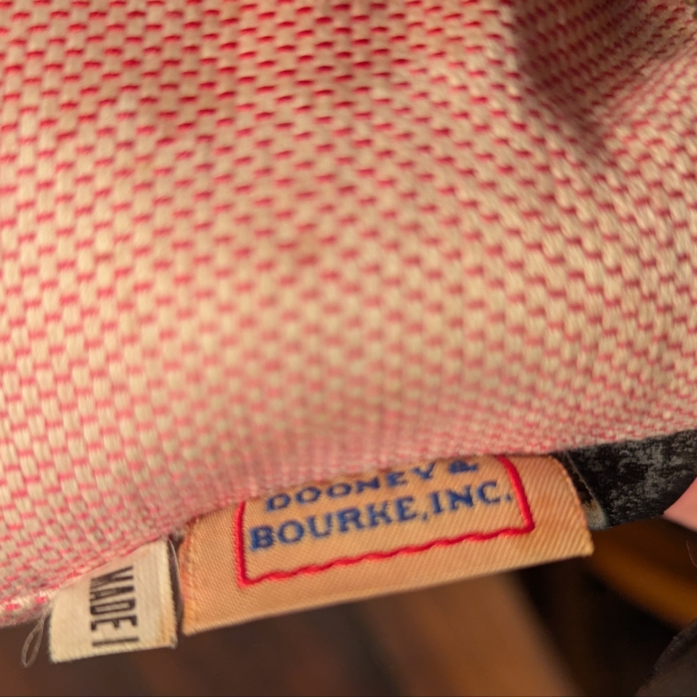 Y2K Dooney & Bourke Signature Small Bucket Hobo Bag - Picture 12 of 13